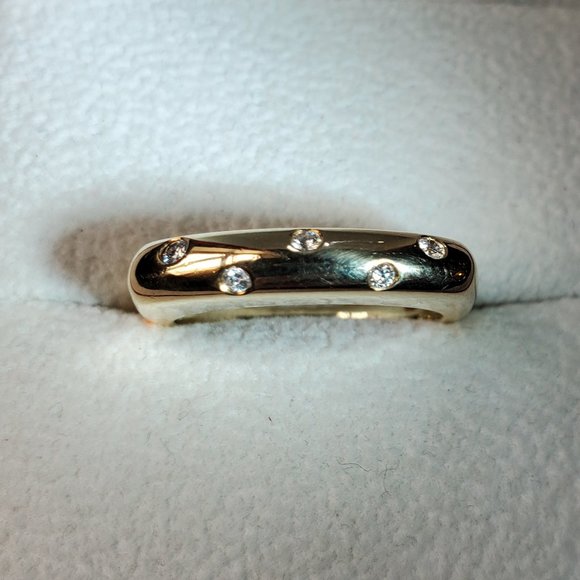 Beautiful 18K white gold diamond ring. - Picture 10 of 11